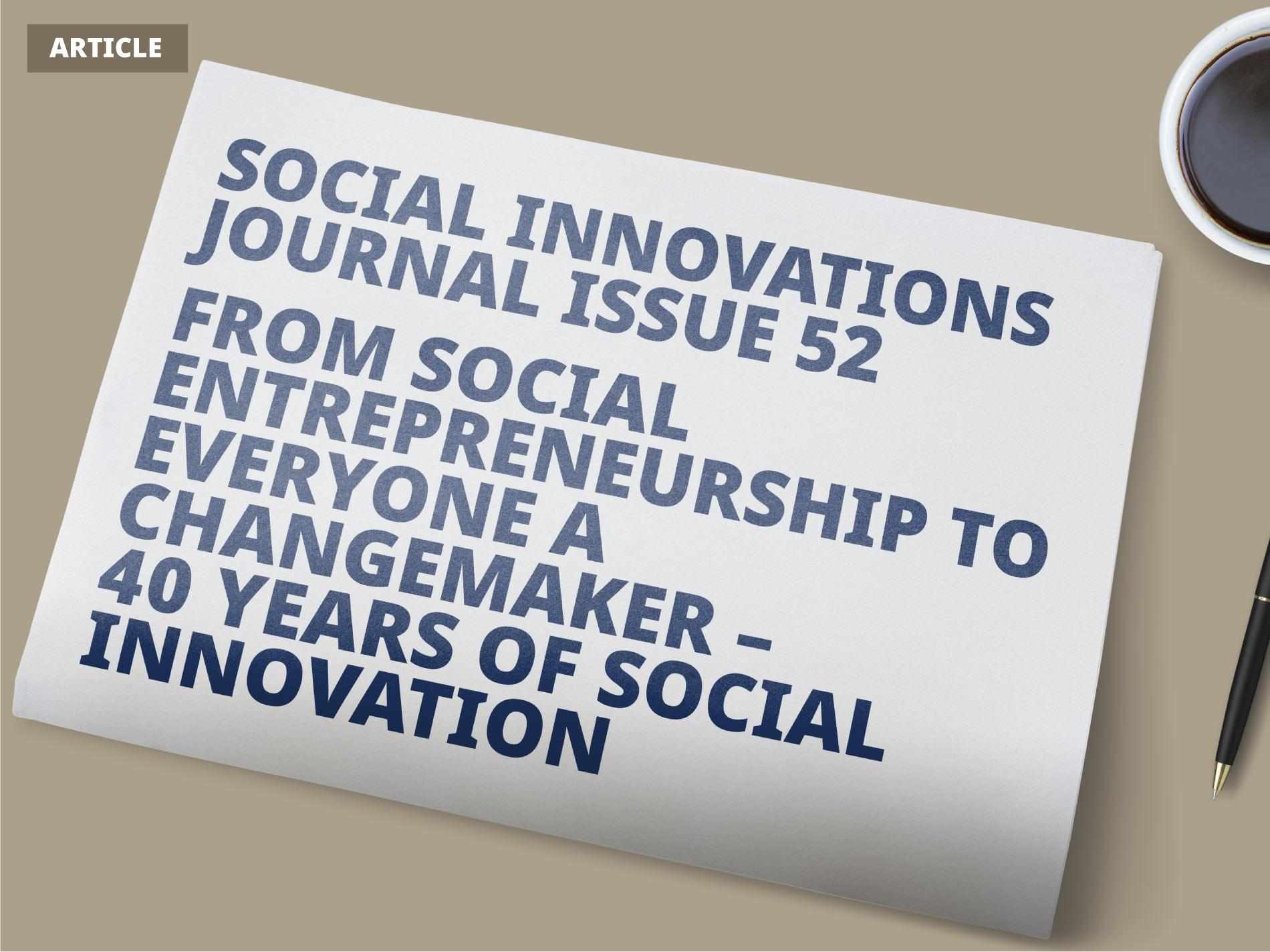 Social Innovations Journal Vol.52
