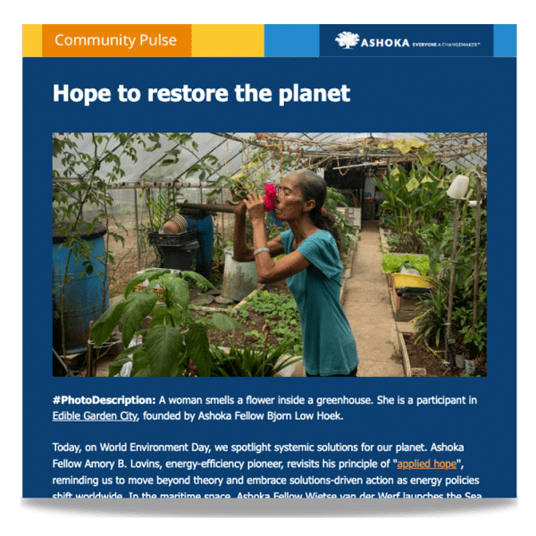 Hope for people and the planet