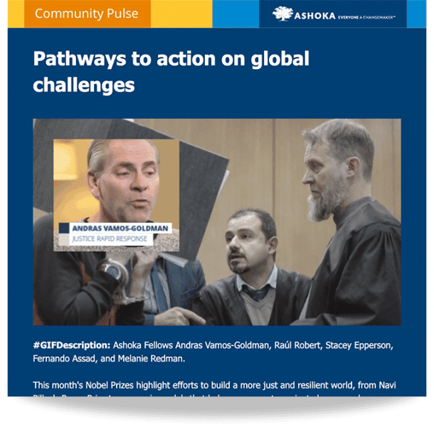 Pathways to action on global challenges. Ashoka Community Pulse.png